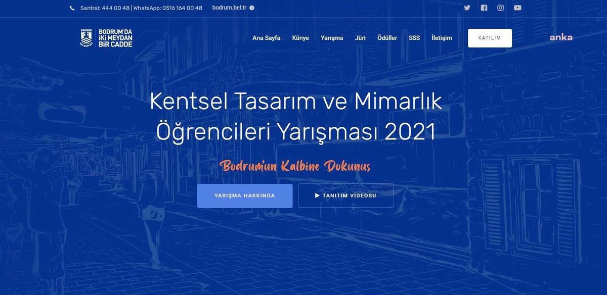 Bodrum Belediyesi Tarafından Düzenlenen 'İki Meydan Bir Cadde Proje' Yarışması Sonuçlandı