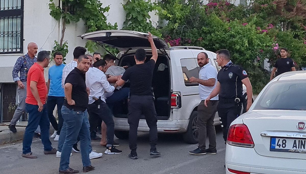 Bodrum\'da eski karısını ve çocuklarını rehin alan şüpheli yakalandı