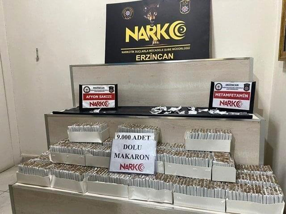 Erzincan\'da uyuşturucu operasyonunda 1 kişi tutuklandı