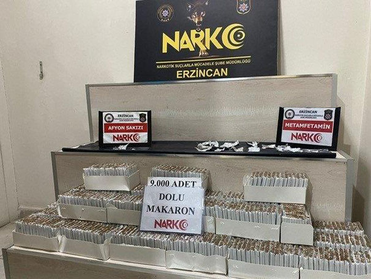 Erzincan\'da uyuşturucu satıcılarına yönelik operasyonda 1 kişi tutuklandı