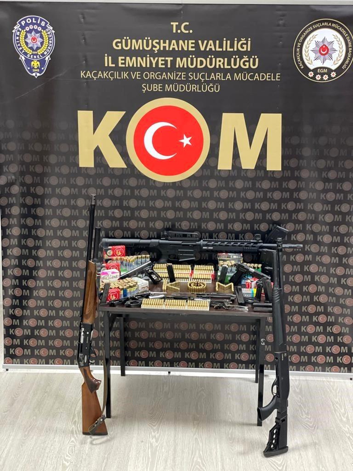 Gümüşhane ve Giresun\'da silah kaçakçılarına ağır darbe