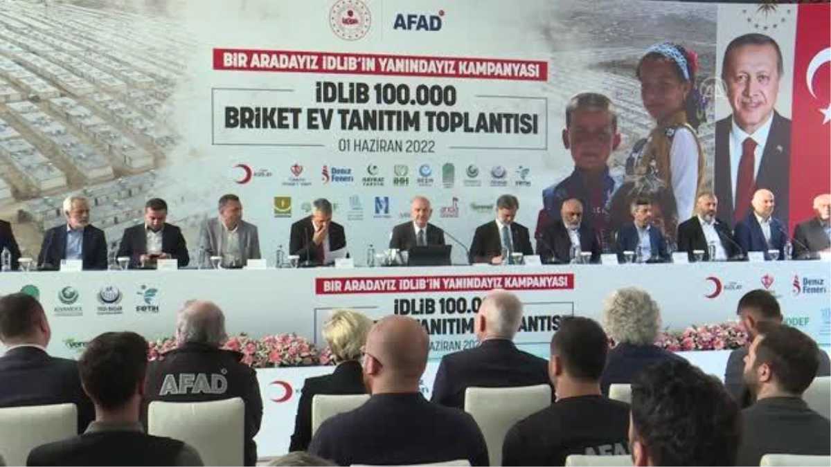 "İdlib 100 bin Briket Ev Tanıtım Toplantısı" düzenlendi
