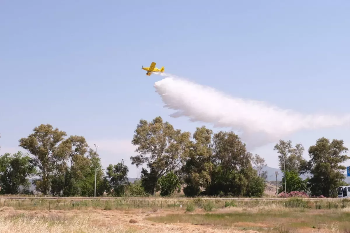 İzmir\'de 2 yangın söndürme uçağı göreve başladı