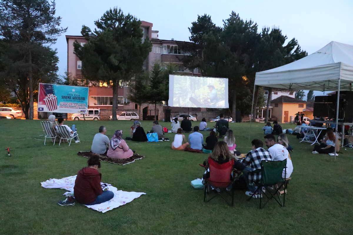 Safranbolu'da 'Açık Hava Sinema Geceleri' etkinliği yapıldı