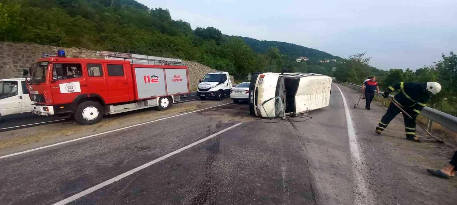 Zonguldak\'ta trafik kazası: 1 yaralı