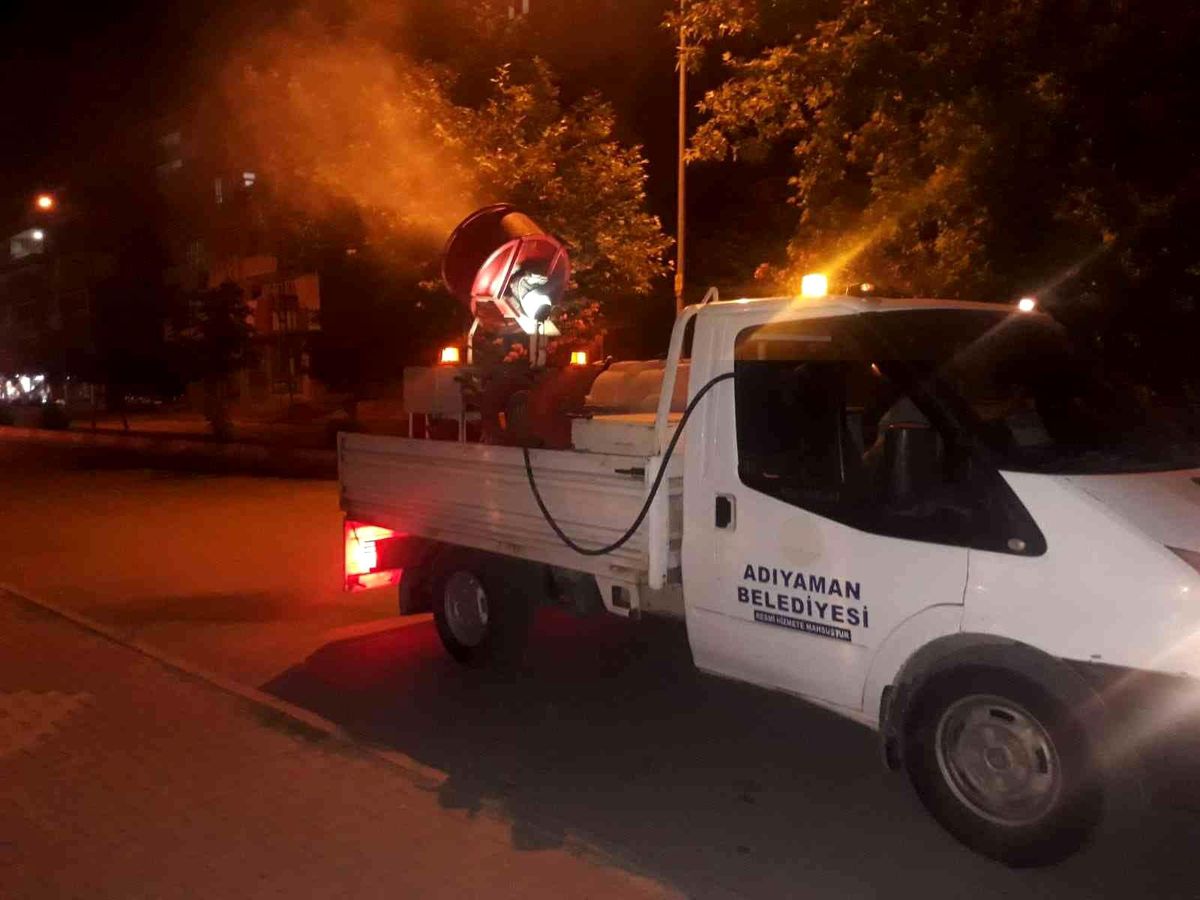 Adıyaman\'da haşereyle mücadele çalışması