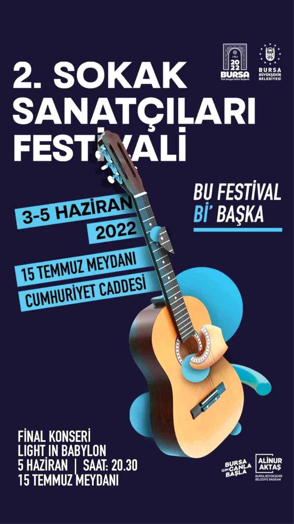 Bursa\'da 2. Sokak Sanatçıları Festivali başlıyor