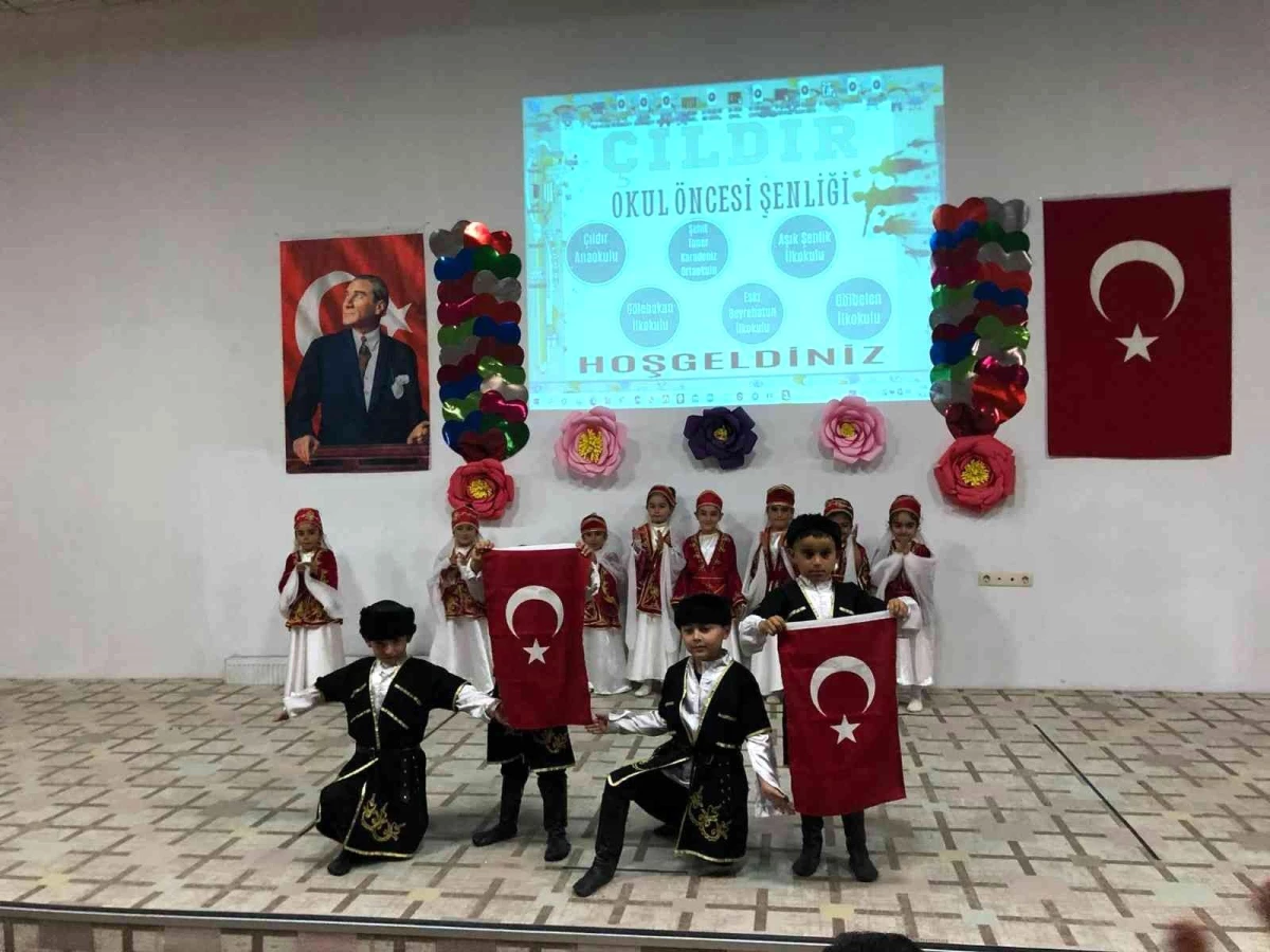 Çıldır ana sınıfı öğrencilerinden yaz şenliği