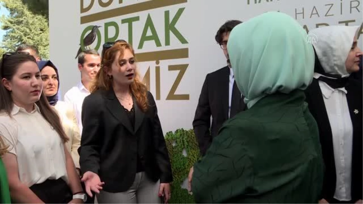 Emine Erdoğan\'dan çevreci gençlere tam destek