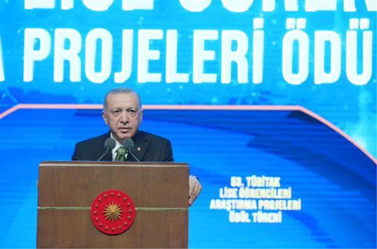 Cumhurbaşkanı Erdoğan, 53. TÜBİTAK Lise Öğrencileri Araştırma Projeleri Ödül Töreni\'nde konuştu: (3)