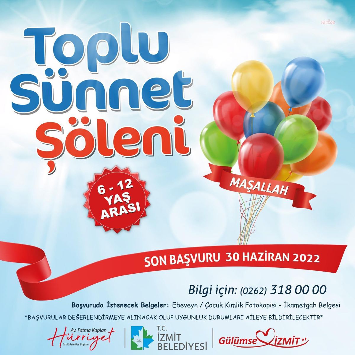İzmit Belediyesi\'nden Toplu Sünnet Şöleni