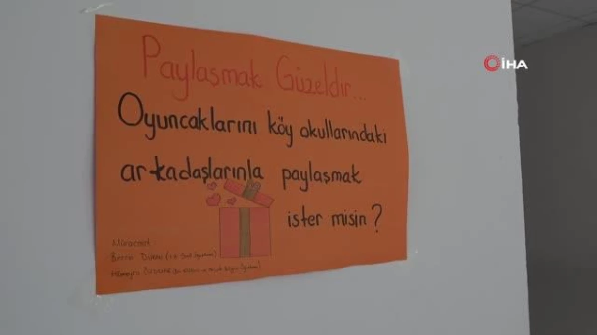 "Oyuncaklarımı Paylaşıyorum" projesiyle kentten köye en güzel hediye