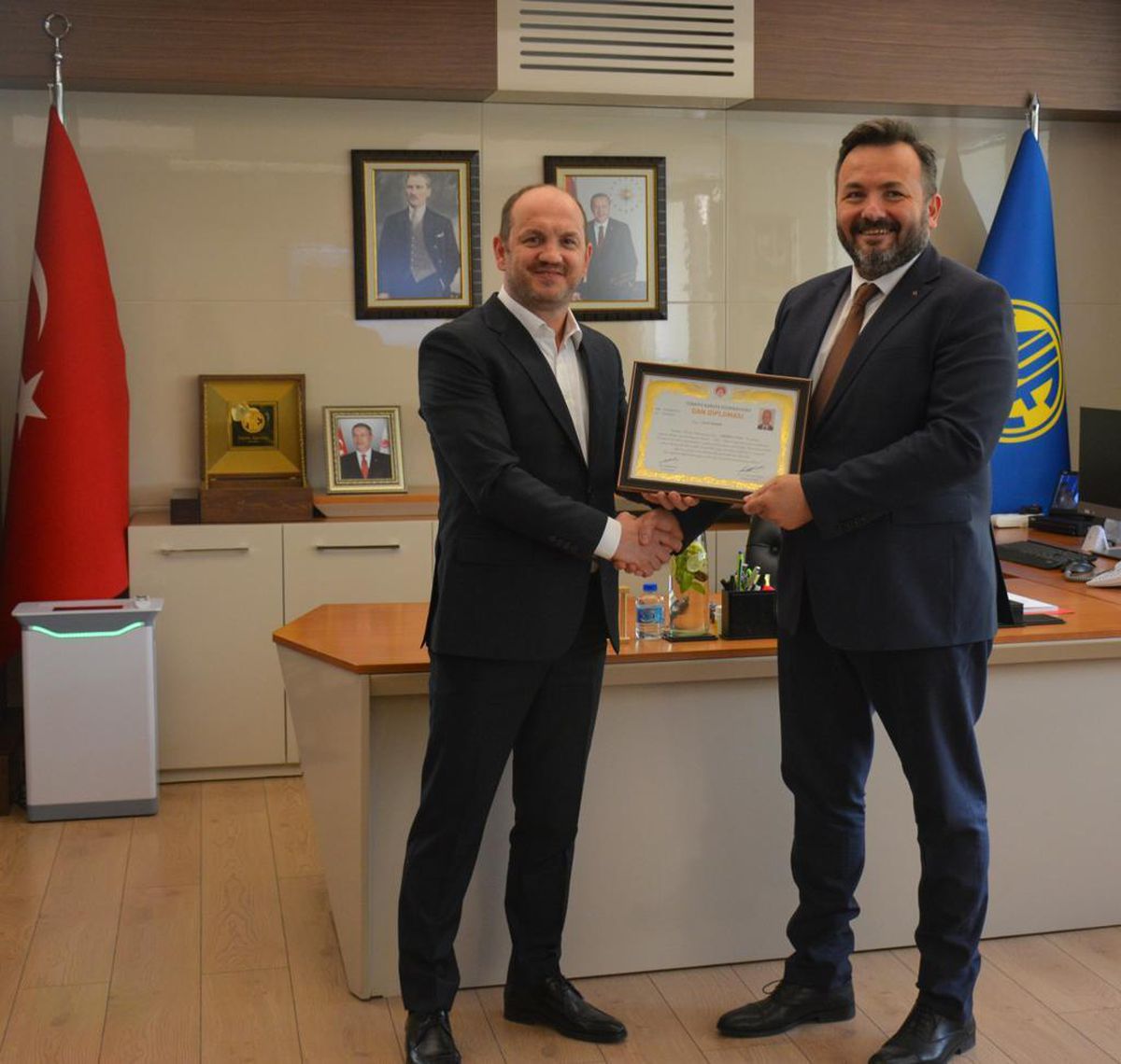 Türkiye Karate Federasyonu Başkanı Uğuz\'dan MKE\'ye ziyaret