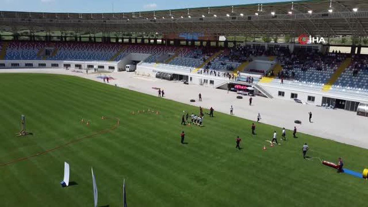 'Afet ve İtfaiye Oyunları' etkinliği renkli görüntülere sahne oldu