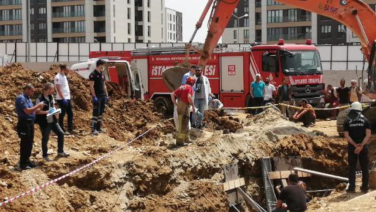 Başakşehir\'de göçük altında kalan işçi öldü