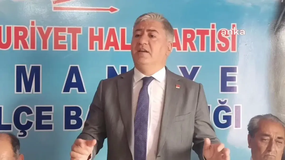 CHP\'li Emir, Osmaniye\'de: "Erdoğan, Sorunların Temel Kaynağıdır"