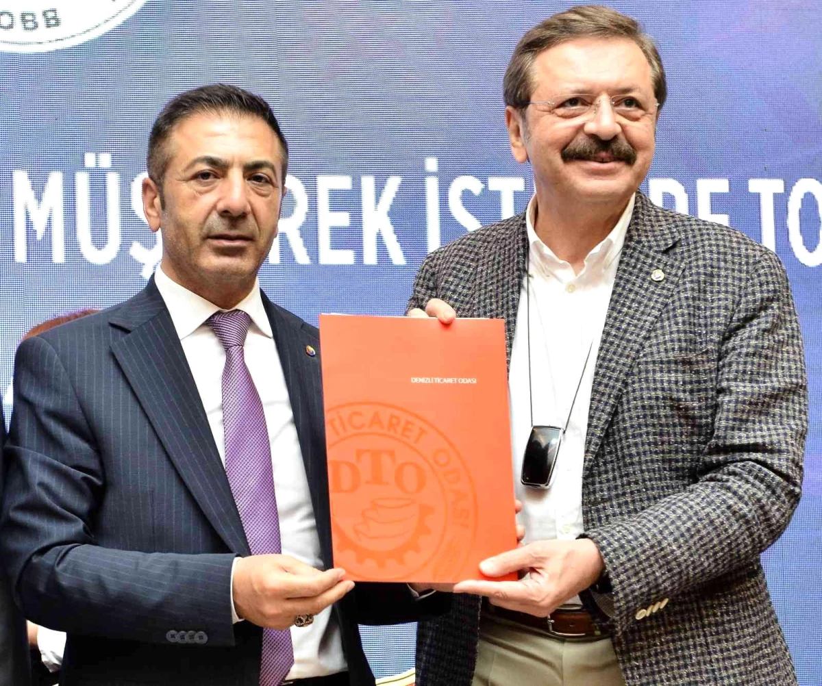 DTO Başkanı Erdoğan, Denizli iş dünyasının beklentilerini Hisarcıklıoğlu\'na iletti
