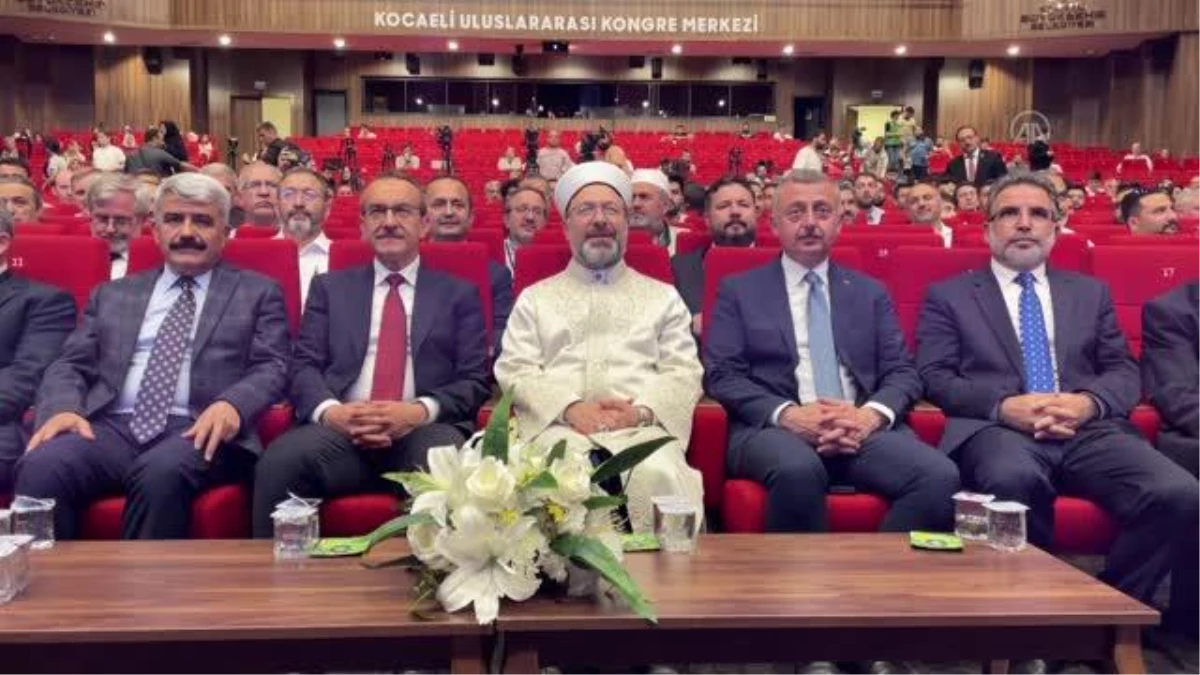 Erbaş "2. Uluslararası İslam Kültür ve Medeniyeti Sempozyumu"nda konuştu