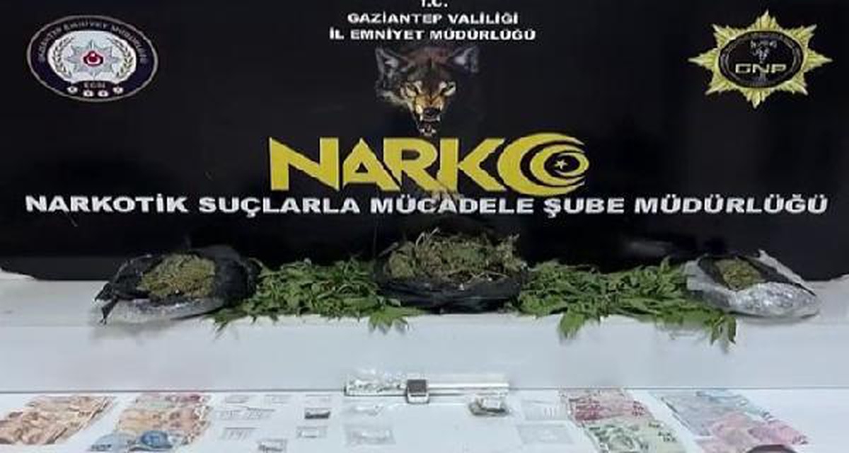 Gaziantep\'te uyuşturucu operasyonu: 13 gözaltı
