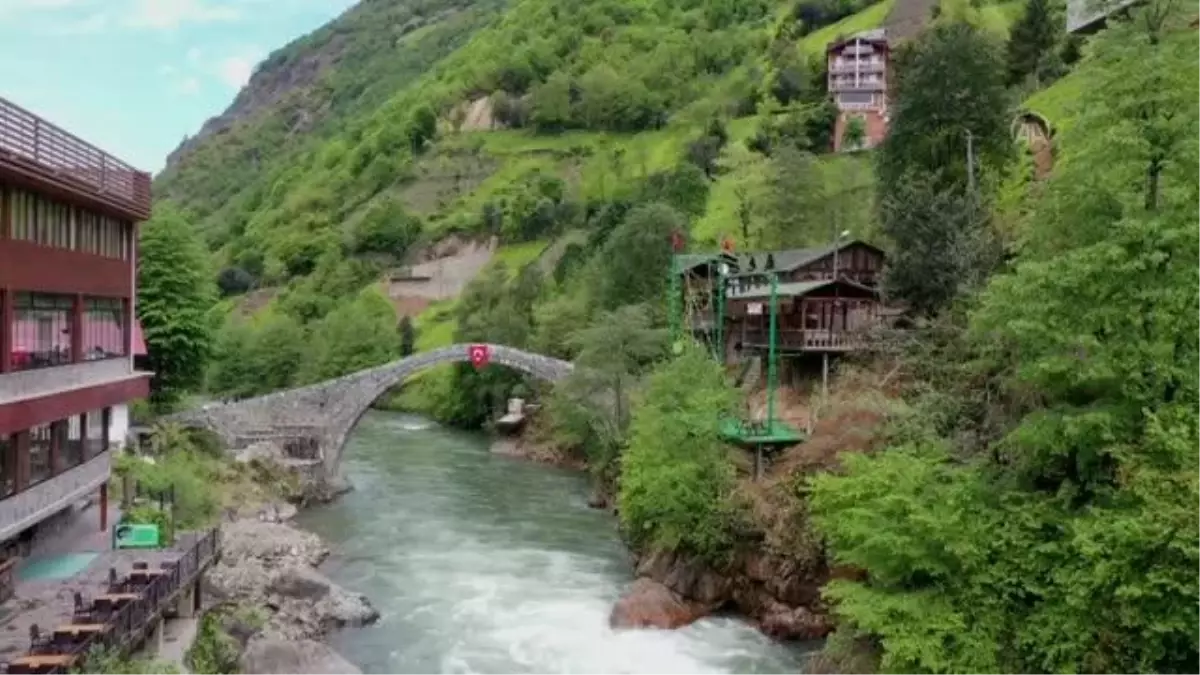 Rize\'nin tarihi kemer köprüleri artık turizme hizmet ediyor