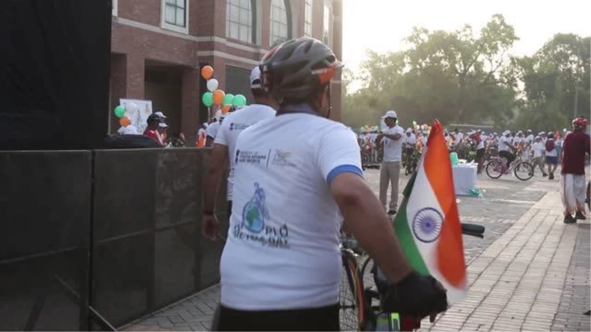 YENİ DELHİ - Hindistan\'da Dünya Bisiklet Günü