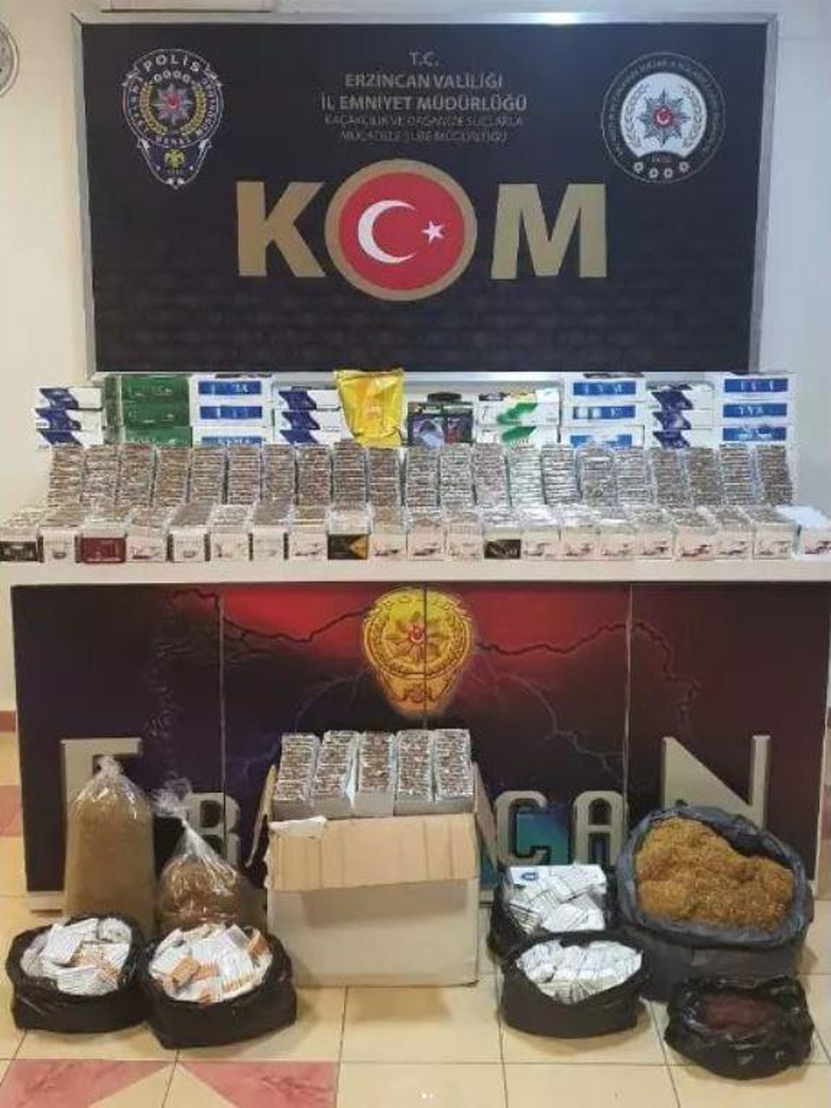 Erzincan\'da yasa dışı tütün mamulü sattıkları iddiasıyla 3 iş yerine yasal işlem başlatıldı