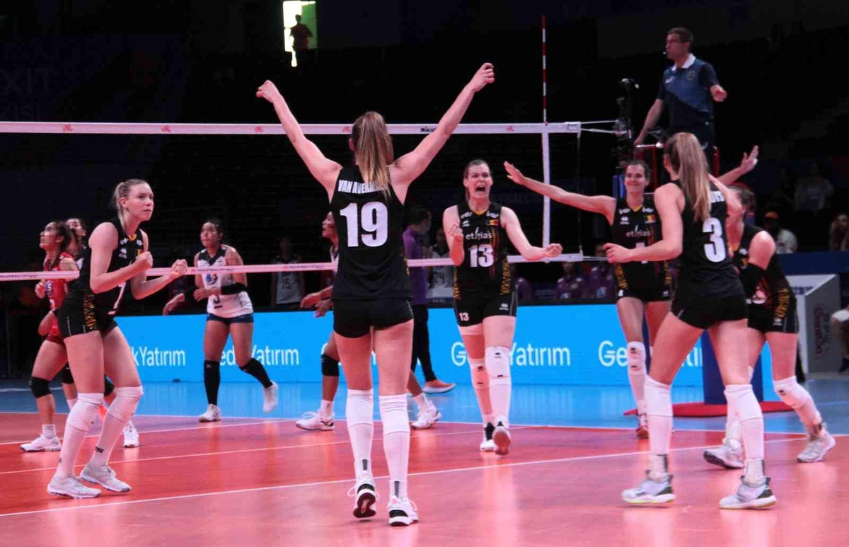 FIVB Milletler Ligi: Tayland: 2 Belçika: 3