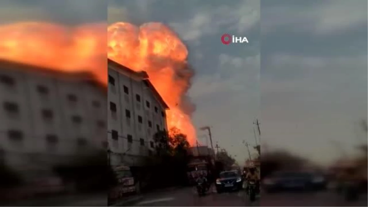 Hindistan\'da kimya fabrikasında yangın: 8 ölü