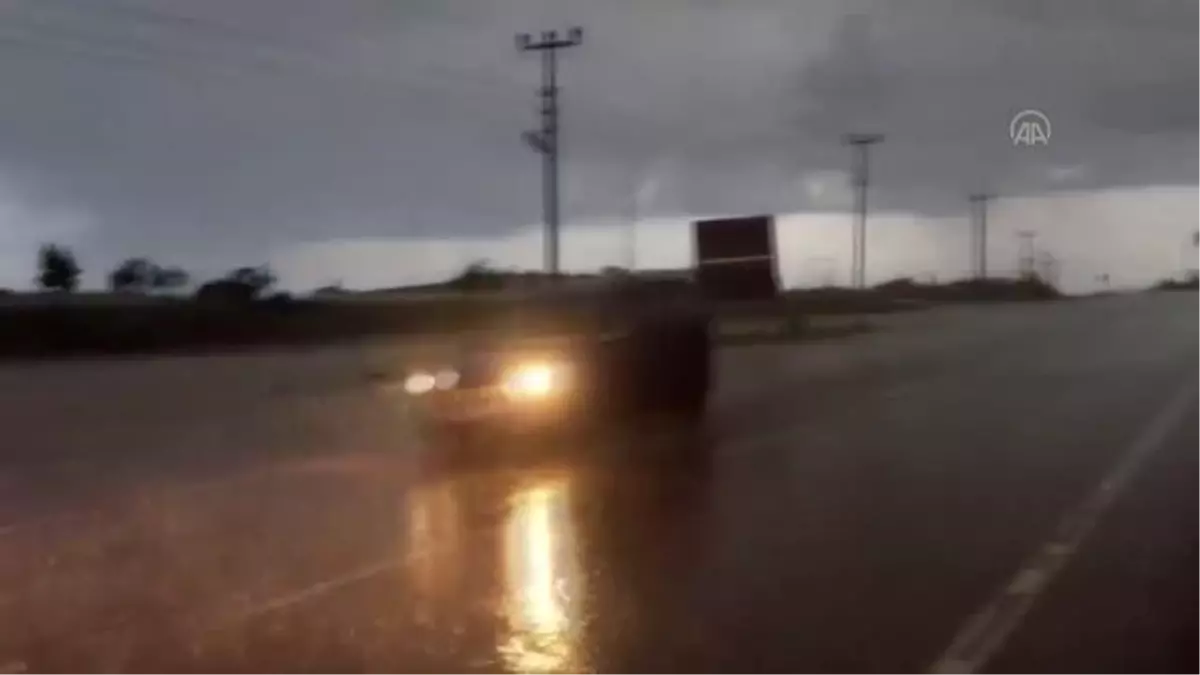 Kırıkkale'de dolu ve sağanak etkili oldu