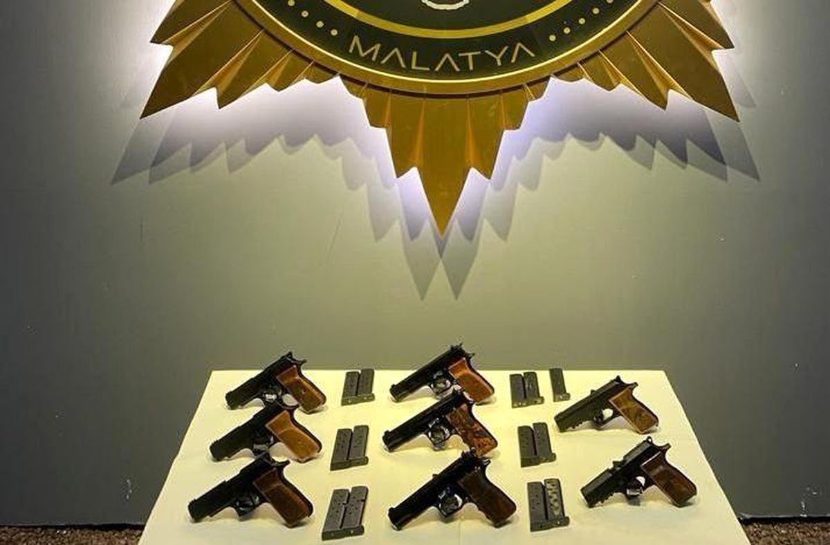 Malatya'da silah ticaretine 2 gözaltı