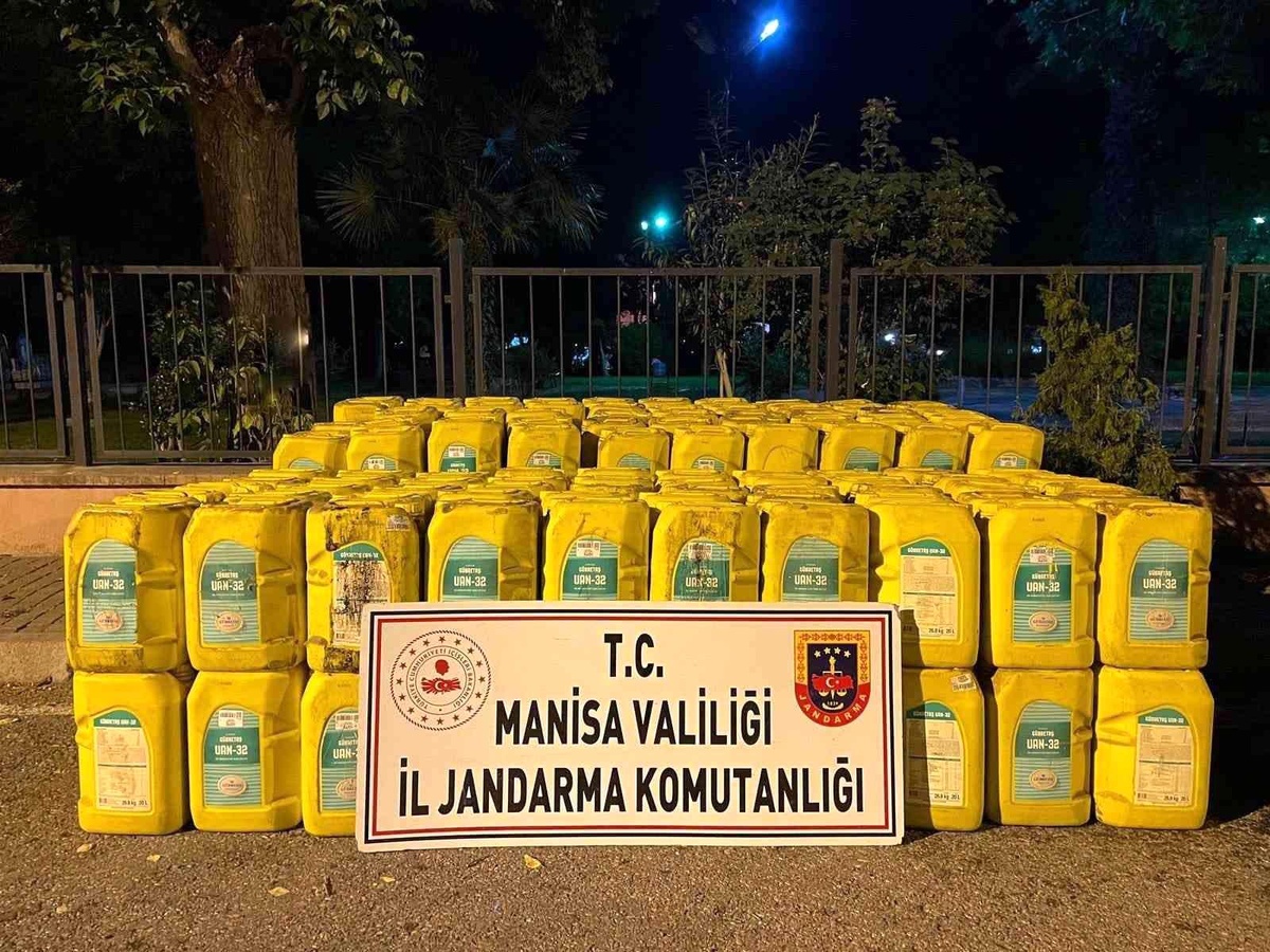 Manisa\'da sıvı gübre ve kablo çalan 5 şüpheli yakalandı