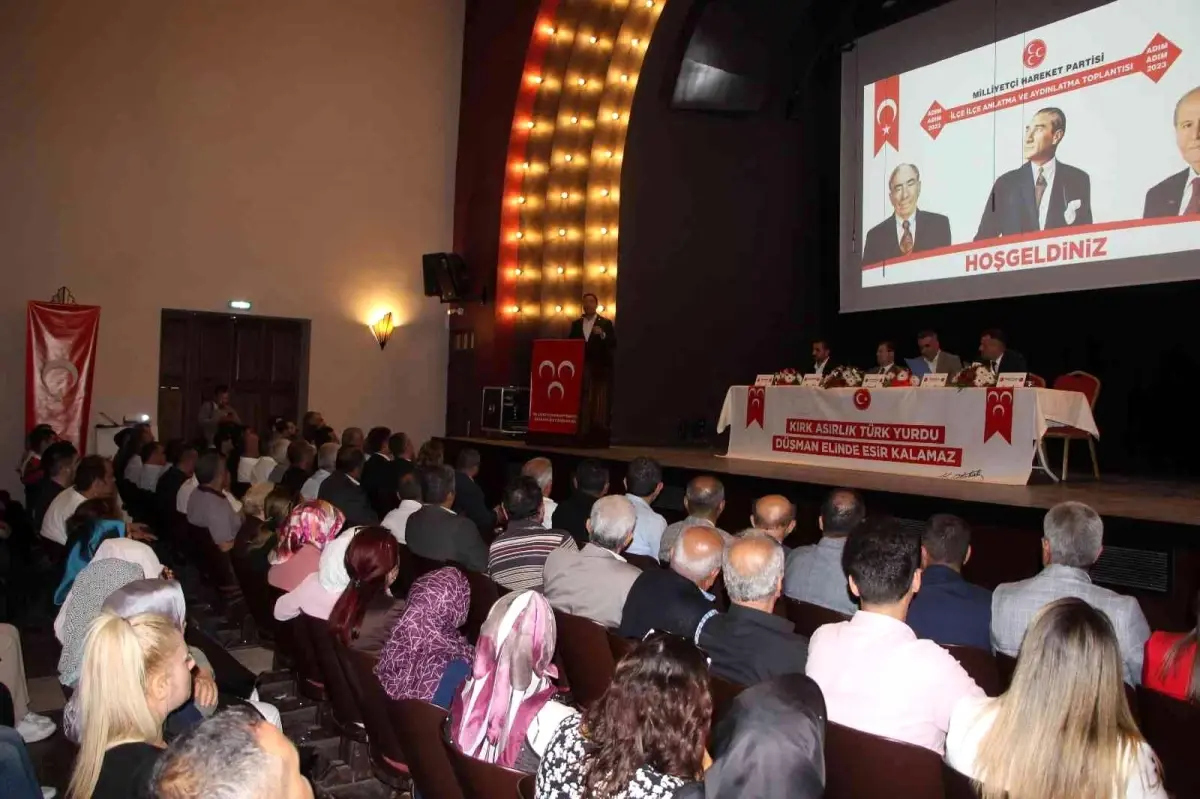 MHP\'nin "Adım Adım 2023, ilçe ilçe anlatma ve aydınlatma" toplantısı Hatay\'da yapıldı