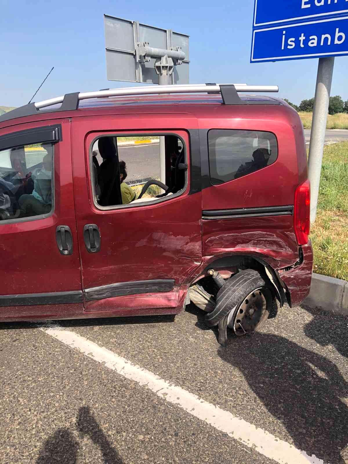 Tekirdağ\'da trafik kazası: 2 yaralı