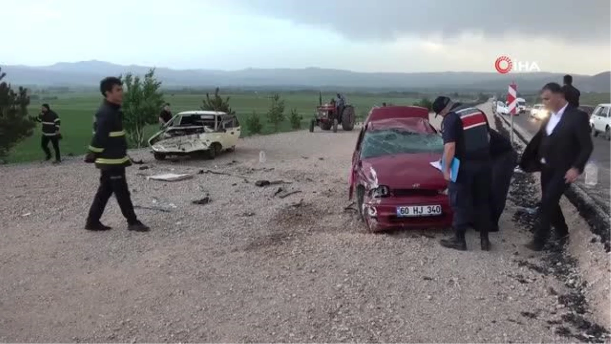 Tokat\'ta düğün konvoyunda kaza: 7 yaralı