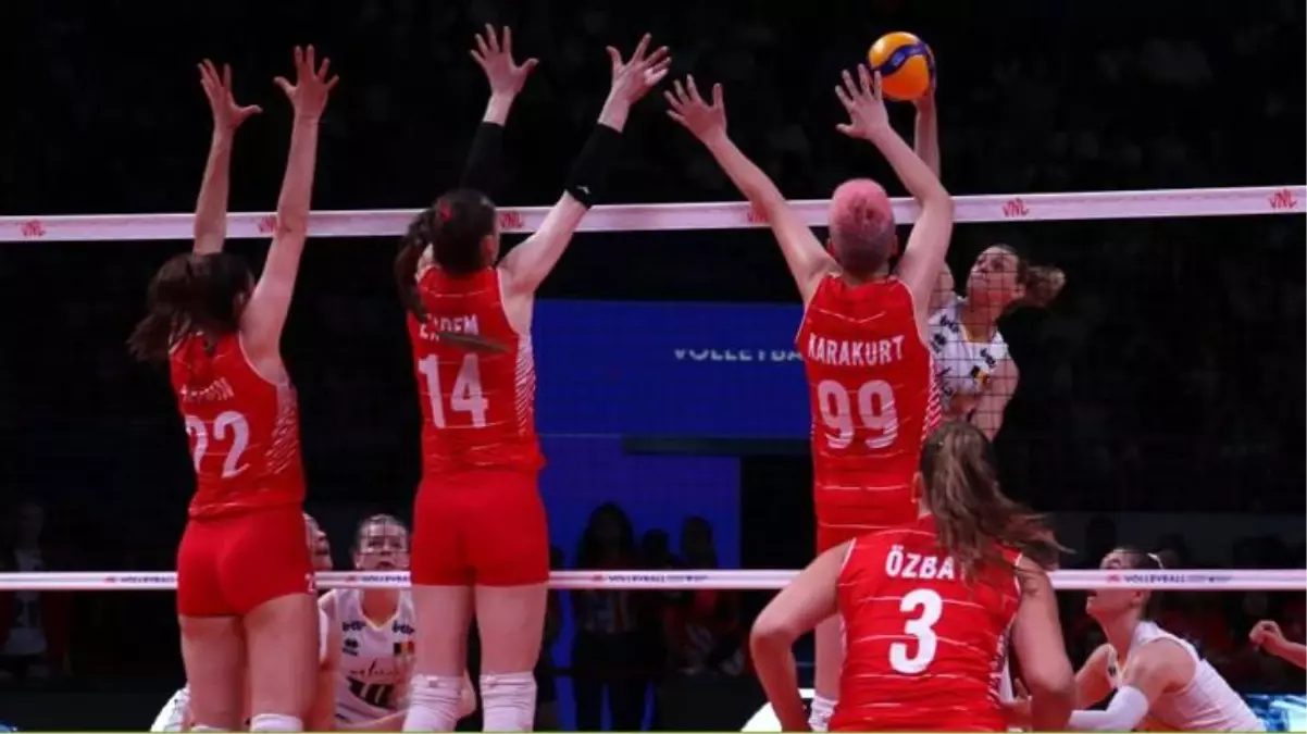 A Milli Kadın Voleybol Takımı coştu bir kere! Millet Ligi\'nde Belçika\'ya da göz açtırmadık