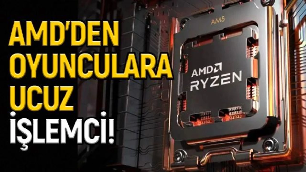AMD bu sefer sevindirdi: RDNA 2 destekli ucuz APU!