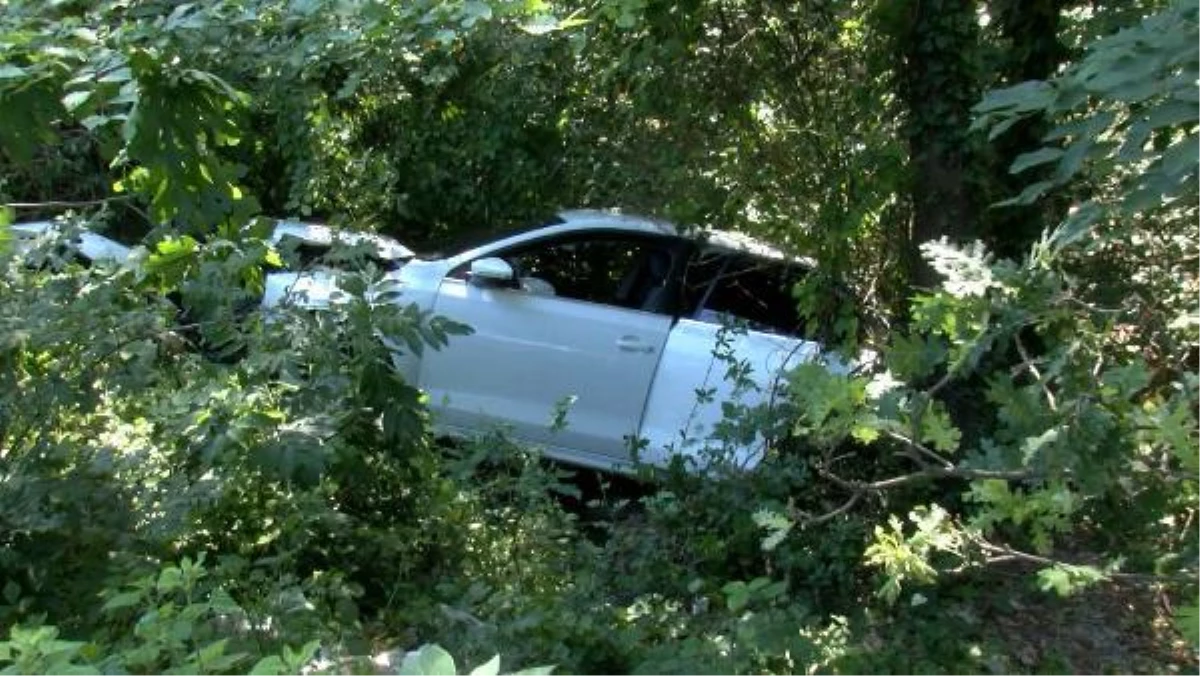 Arnavutköy\'de ormana düşen otomobildeki 3 kişi yaralandı