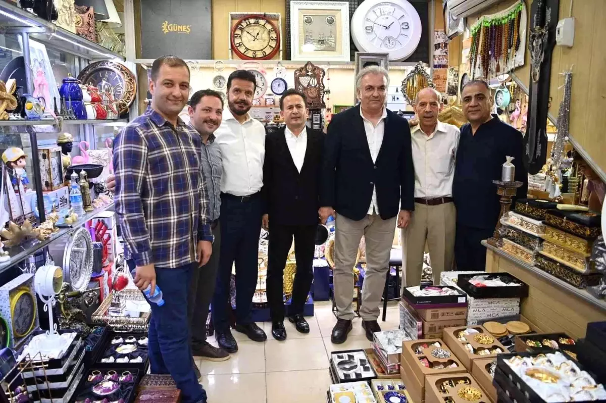 Başkan Yazıcı, Nusaybin'de çiçeklerle karşılandı