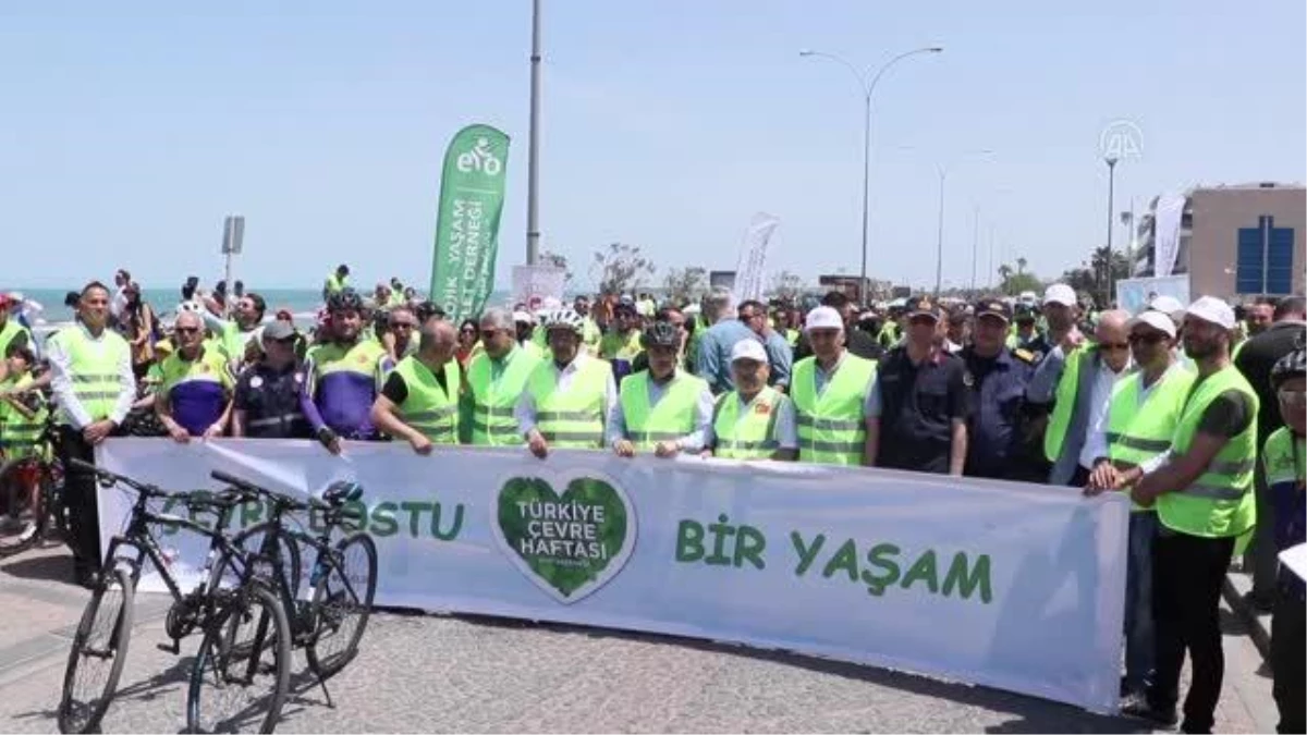 "Çevre Dostu Bir Yaşam İçin Bisiklet Turu"na 555 bisikletli katıldı