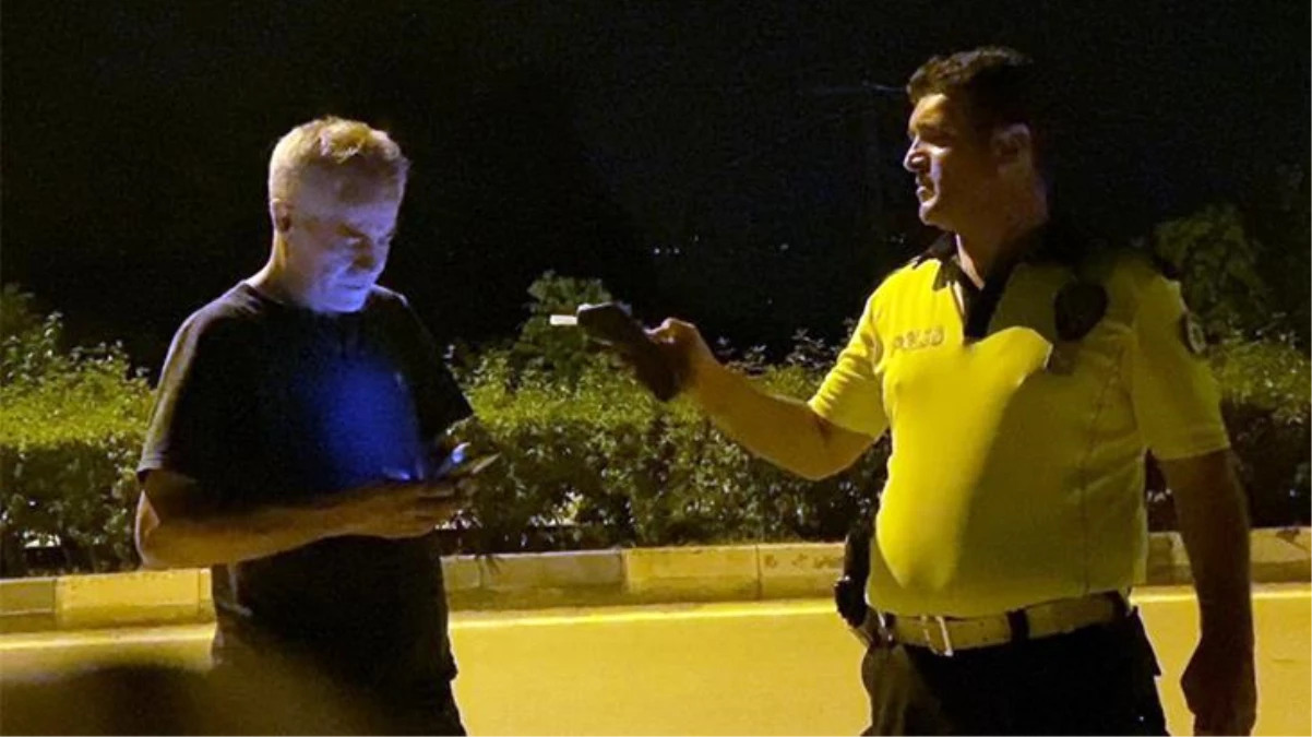 'Dur bir polis arkadaşı arayacağım' diyen alkollü sürücüye 7 bin 517 TL ceza kesildi