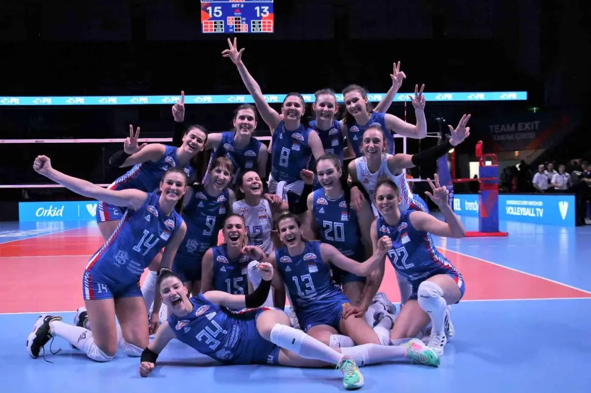 FIBV Milletler Ligi: Sırbistan: 3 Hollanda: 2