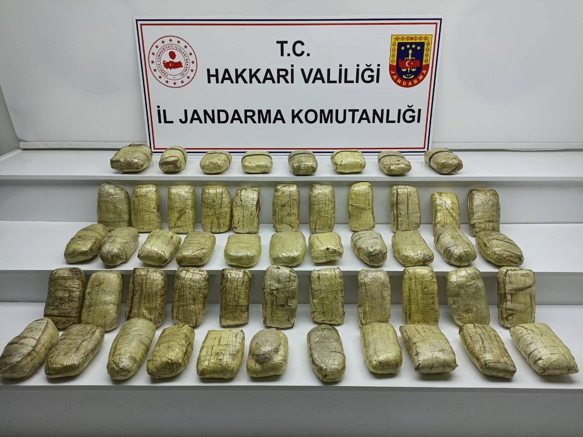 Hakkari\'de 51 kilo 514 gram eroin ele geçirildi