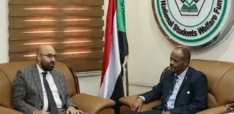 Hartum Eğitim Müşaviri Bozbaş, Sudan Yurtlar Kurumu Genel Müdürü Babikr ile görüştü