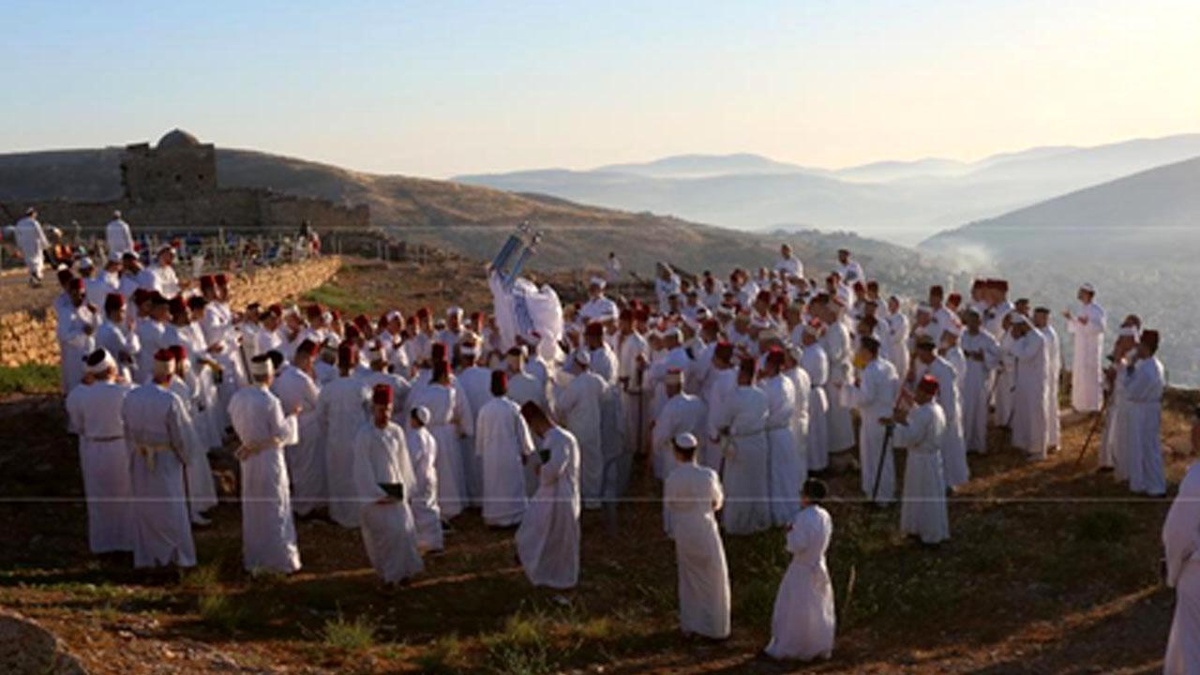Nablus\'ta Şavuot Bayramı Kutlandı