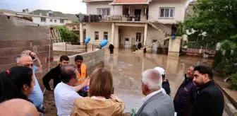 Nevşehir'de şiddetli yağış, ev ve iş yerleri sular altında kaldı