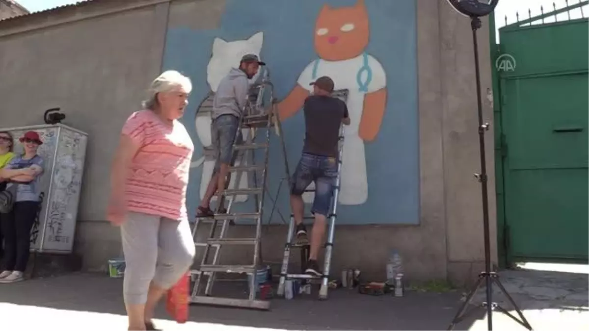 Odessa'daki grafiti sanatçıları