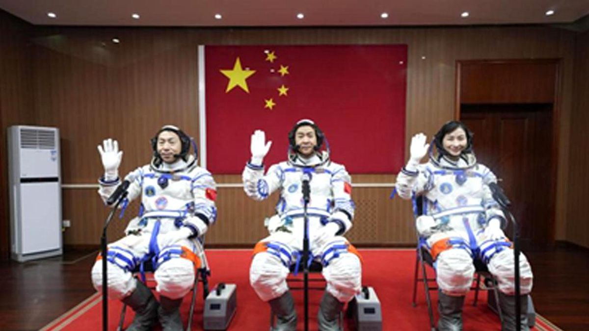Shenzhou-14 Görevindeki Çinli Astronotlar İçin Uğurlama Töreni