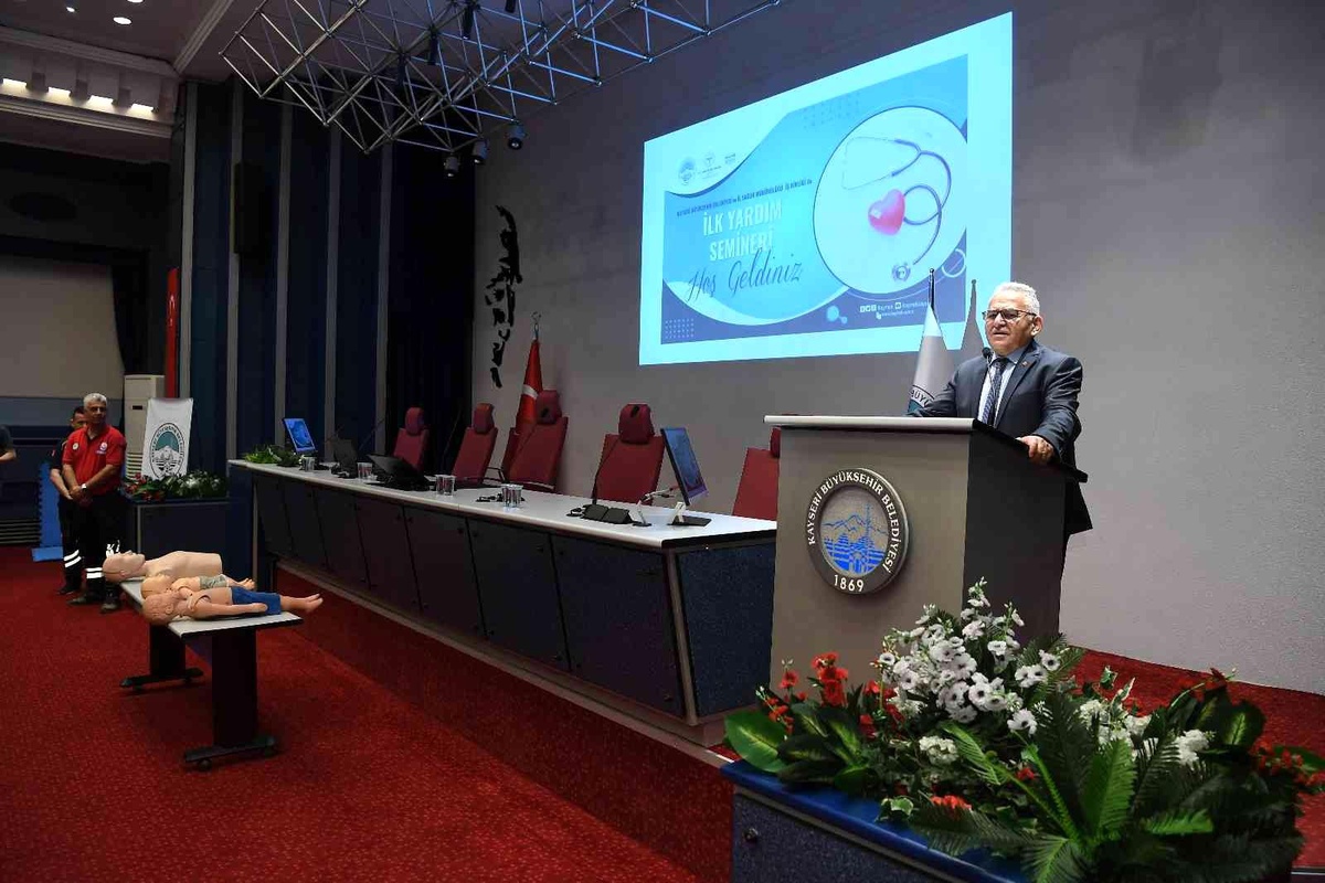 Başkan Büyükkılıç\'tan \'İlk Yardım\' vurgusu