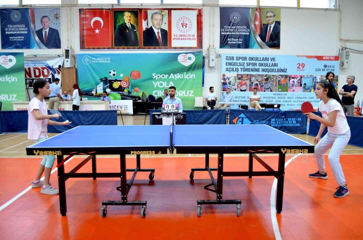 Diyarbakır\'da masa tenisi müsabakaları tamamlandı
