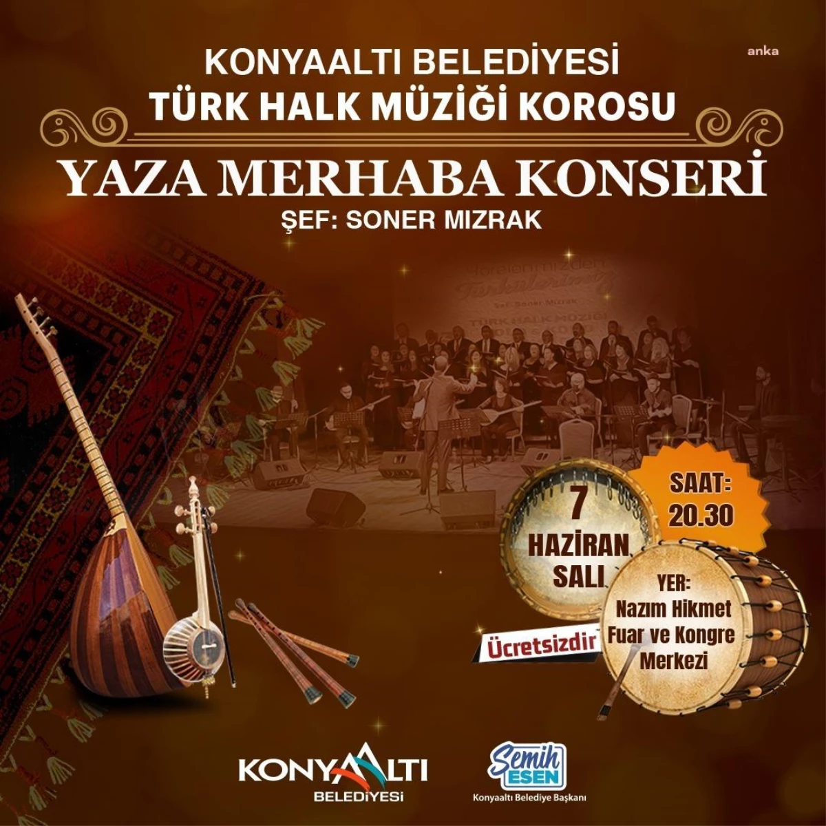 Konyaaltı Belediyesi Thm Korosu\'ndan  \'Yaza Merhaba Konseri\'